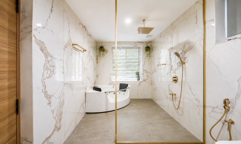 Bathroom Glass Partition
